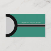 Art Deco Retro Business/Networking Profile Card Visitekaartje (Achterkant)