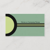 Art Deco Retro Business/Networking Profile Card Visitekaartje (Achterkant)