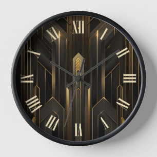 Art Deco Retro  Classic jaren 20 Zwart Goud