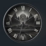 Art Deco Retro Classic jaren 20 Zwart-wit<br><div class="desc">Transformeer uw ruimte met tijdloze elegantie - onze Art Deco geïnspireerde zwart-witte wandklok legt moeiteloos de glamour van de jaren twintig vast. Omarm de verfijning van geometrisch ontwerp en maak een statement met elke voorbijgaande minuut. Dit is nog eens 100% Snuggle Hamster Design.</div>