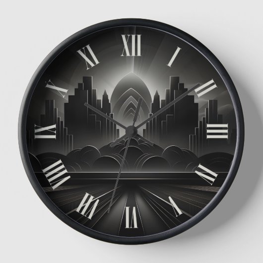 Art Deco Retro Classic jaren 20 Zwart-wit (Voorkant)