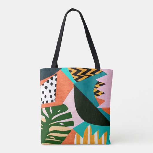 Art Deco Retro Glamor Tote Bag (Achterkant)