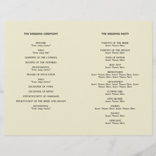 Art deco retro Hollywood glam bruiloft (Achterkant)