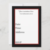 art deco retro  kaart (Achterkant)