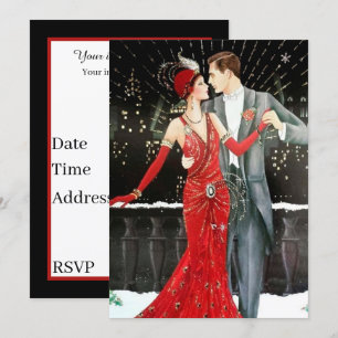 art deco retro  kaart