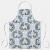 Art Deco retro Peacock Schort (Voorkant)