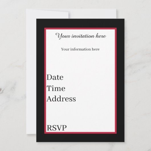 art deco retro vintage dame feest kaart (Achterkant)