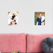 Art Deco retro vintage kerst dames Muurkunst Sets (Woonkamer)