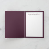 Art Deco Retro vintage kerstdame Kaart (Binnen)