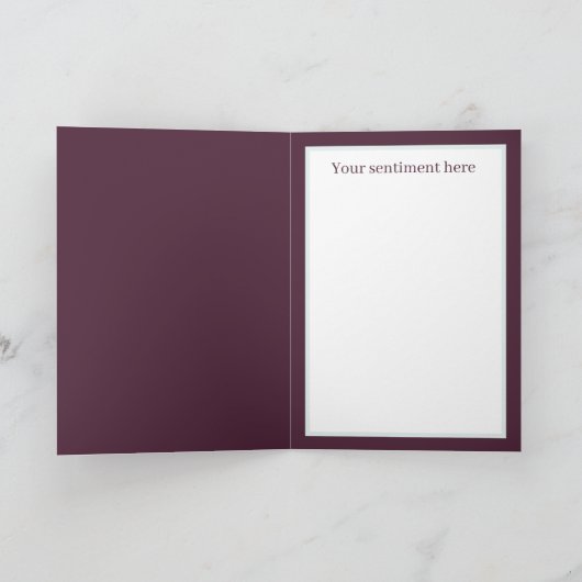 Art Deco Retro vintage kerstdame Kaart (Binnen)