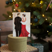 art deco retro voegt sentiment toe kaart