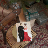 art deco retro voegt sentiment toe kaart