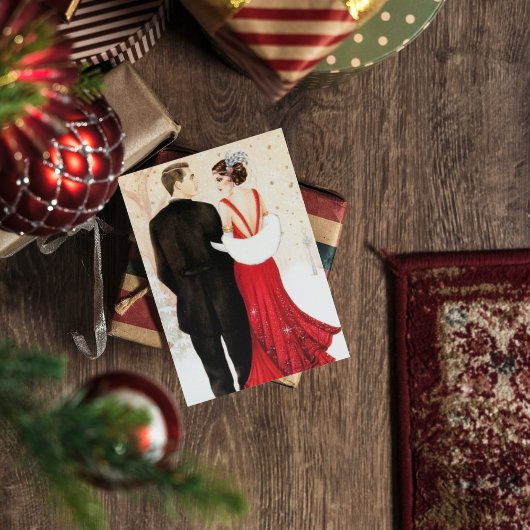 art deco retro voegt sentiment toe kaart