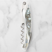 Art Deco Rhinestone met Initialen Kurkentrekker (Voorkant)