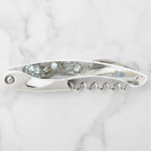 Art Deco Rhinestone met Initialen Kurkentrekker (Voorkant)