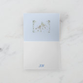 Art Deco  Rhinestone Notitiekaartje (Binnen)