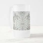  Art Deco Rhinestone Retro Glam Matglas Bierpul (Voorkant links)