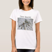 Art Deco Rhinestones Retro Glam T-shirt (Voorkant)