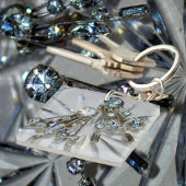 Art Deco Rhinestones Vintage Elegance Sleutelhanger