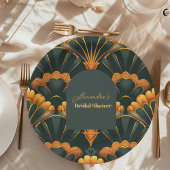 Art Deco Roaring 20s Vrijgezellenfeest Papieren Bordje