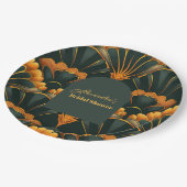 Art Deco Roaring 20s Vrijgezellenfeest Papieren Bordje (Gekanteld)