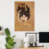 Art Deco - Rolf Armstrong - Glamoureus Girl Poster (Thuiskantoor)