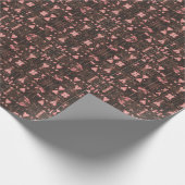 Art Deco Romance Valentijnsdag inpakpapier (Hoek)