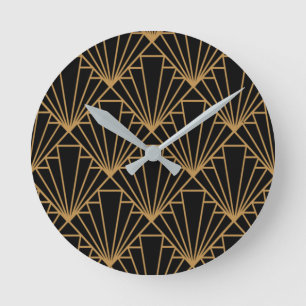 Art Deco Ronde Klok