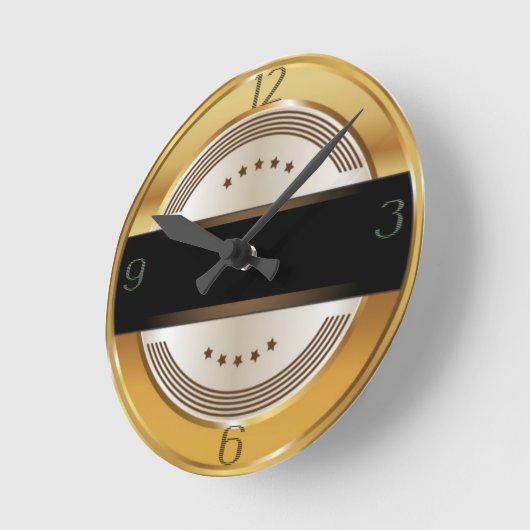 Art deco ronde klok (Hoek)