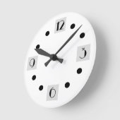 Art Deco Ronde Klok (Hoek)