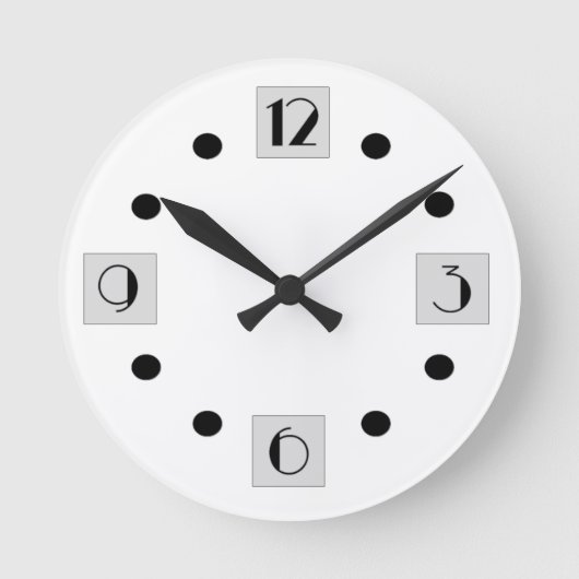 Art Deco- Ronde Klok (Voorkant)