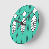 Art Deco Ronde Klok (Hoek)