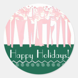 ART DECO RONDE STICKER