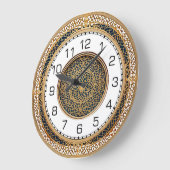 Art Deco Ronde Wandklok (Hoek)