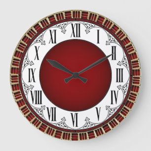 Art Deco Rood Grote Klok