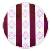 Art Deco Rood Roze Keramische Trek Keramische Knop (Voorkant)