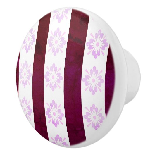 Art Deco Rood Roze Keramische Trek Keramische Knop (Rechts)