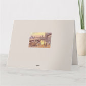 Art Déco Rooftop Chillout Kaart (Achterkant)