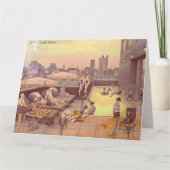 Art Déco Rooftop Chillout Kaart (Voorkant)