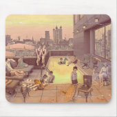 Art Déco Rooftop Chillout Muismat (Voorkant)