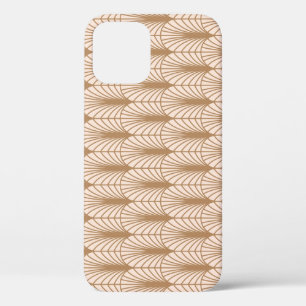 Art Deco Roos: Golden Peacock Feathers Case-Mate iPhone Case