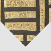 Art Deco Royal Gold Bars Tissuepapier (Detail)