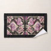 Art Deco Roze Flamingo Bad Handdoek (Handdoek)