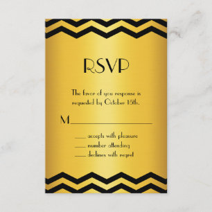  Art Deco RSVP