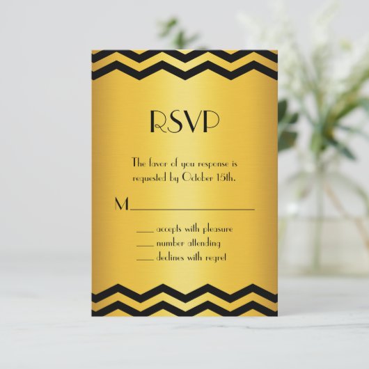  Art Deco RSVP (Staand voorkant)