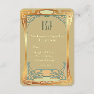  Art Deco RSVP ~ Gatsby geïnspireerd