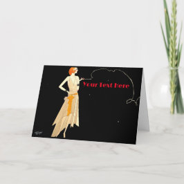 Art Deco Russell Patterson Bedankkaart