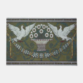 Art Deco Sage Green Doves van Walter Crane Deurmat (Voorkant)