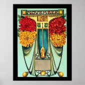 Art Deco Sagitarius Vintage Poster (Voorkant)