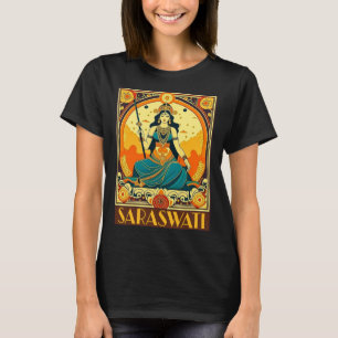 Art Deco Saraswati T-shirt